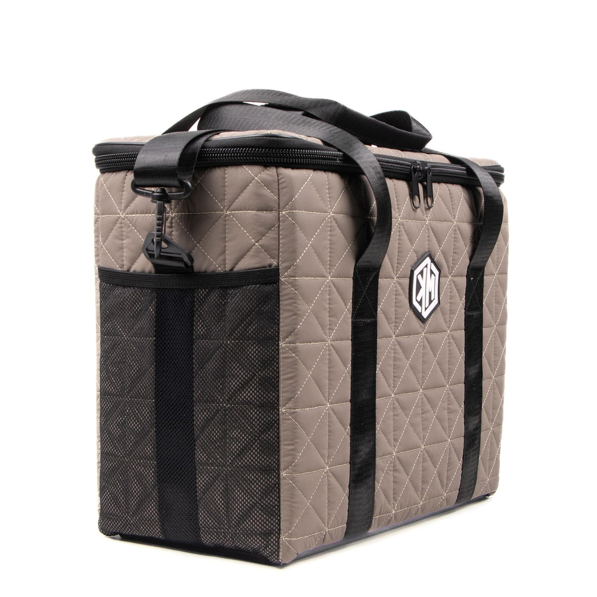 Hazelnut Silk Thermal Bag by KM Signee – insulated hot and cold lunch bag, image 7 of 12