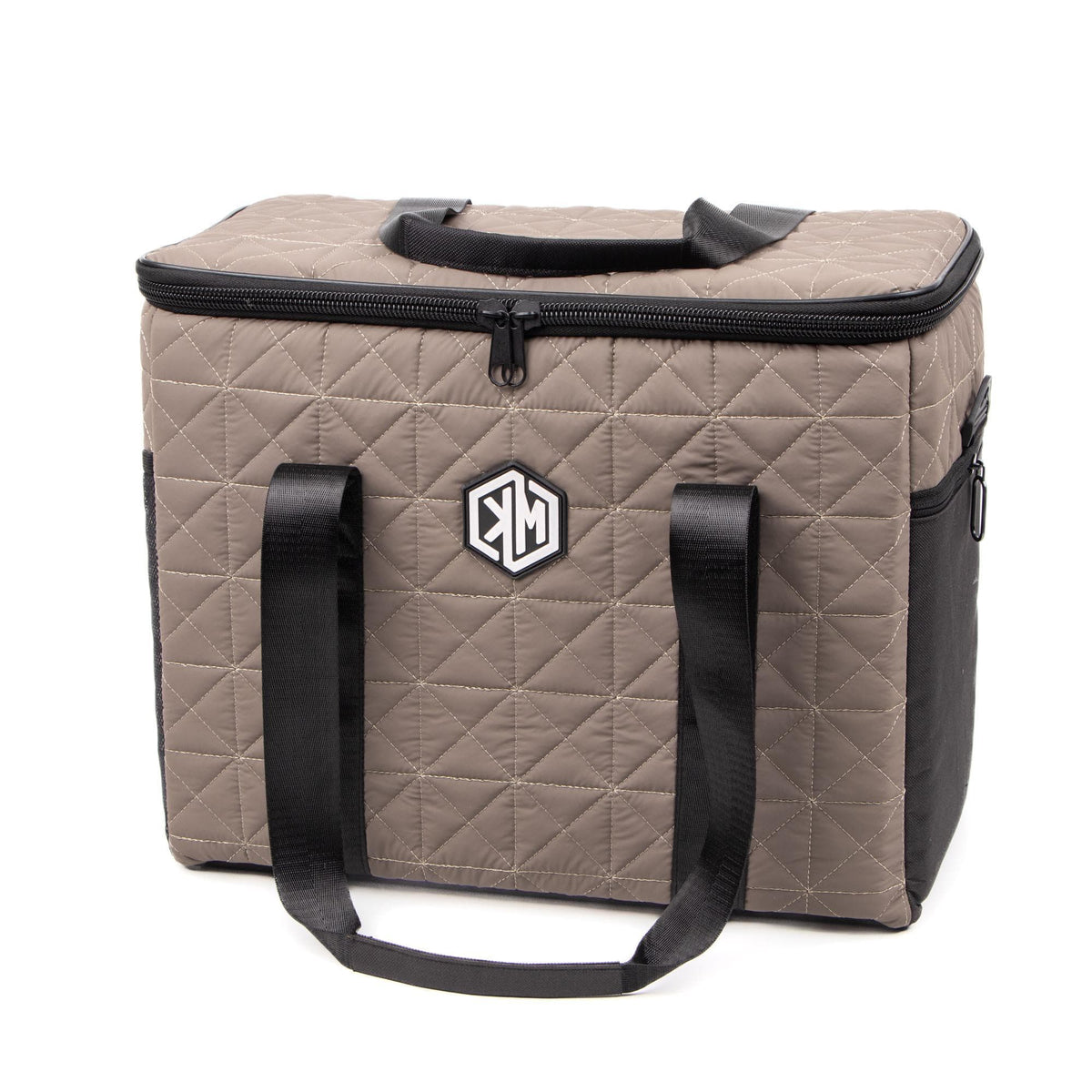 Hazelnut Silk Thermal Bag by KM Signee – insulated hot and cold lunch bag, image 6 of 12