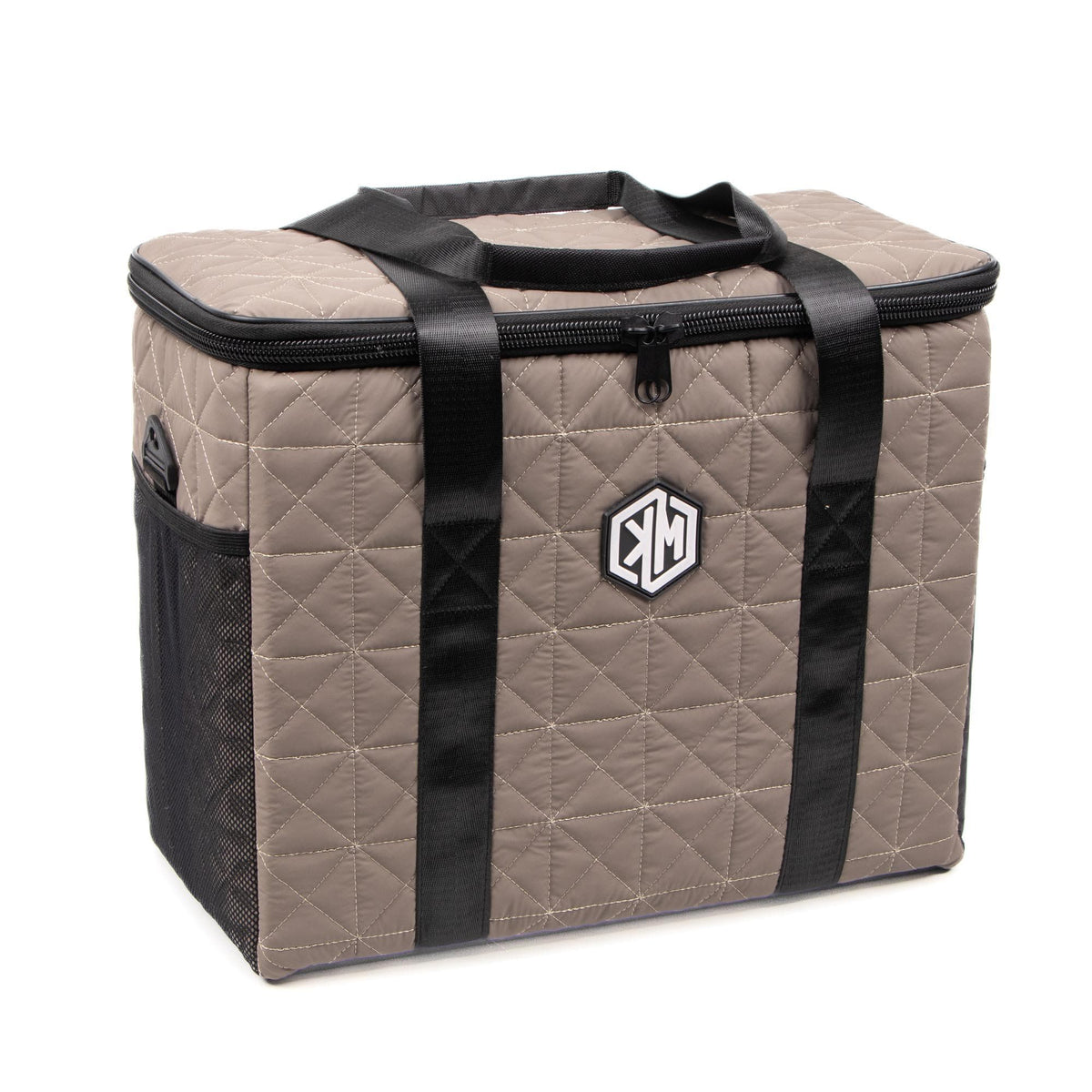 Hazelnut Silk Thermal Bag by KM Signee – insulated hot and cold lunch bag, image 5 of 12