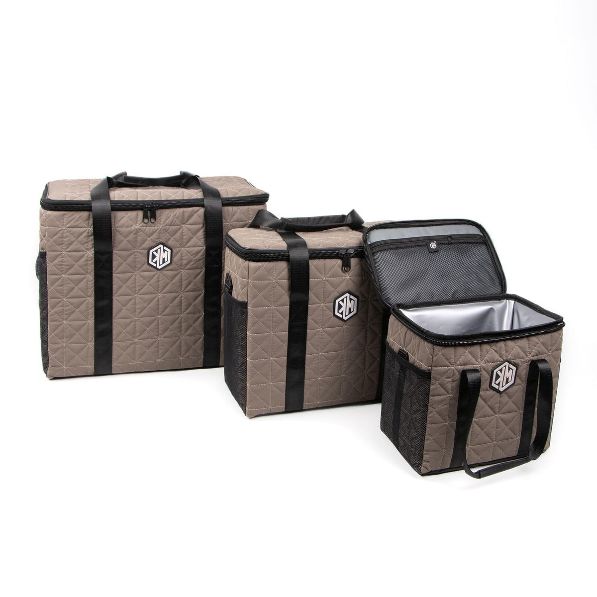 Hazelnut Silk Thermal Bag by KM Signee – insulated hot and cold lunch bag, image 12 of 12