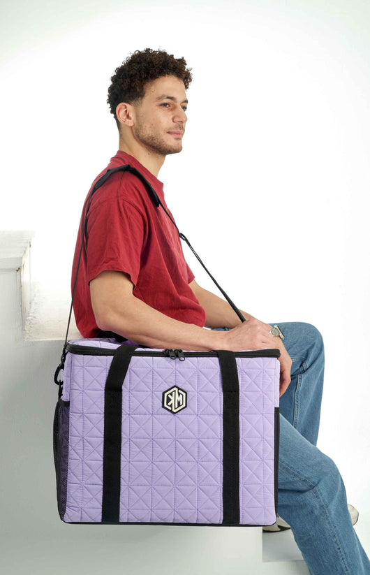 KM Signee Solid Bags Matte Lavender Lilac