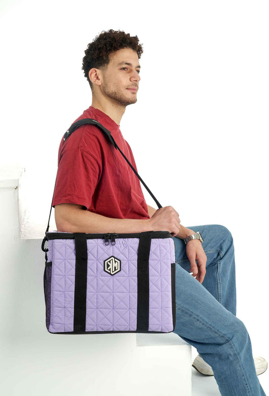 KM Signee Solid Bags Matte Lavender Lilac