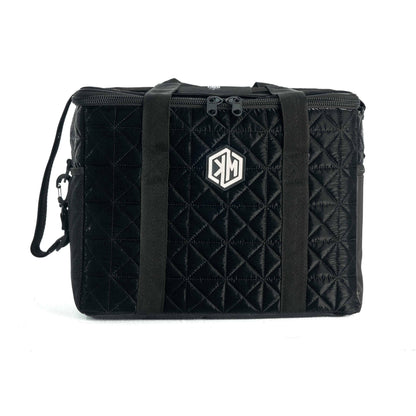 Onyx Black Thermal Bag by KM Signee – insulated hot and cold lunch bag, image 3 of 13