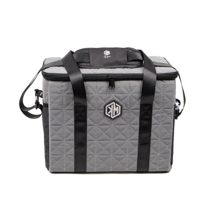 Steel Grey Thermal Bag by KM Signee – insulated hot and cold lunch bag, image 7 of 8