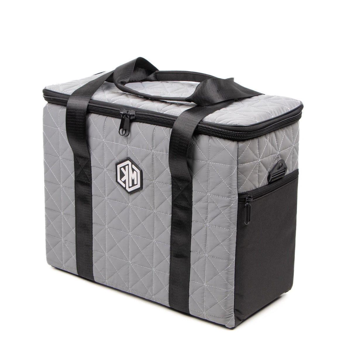 Steel Grey Thermal Bag by KM Signee – insulated hot and cold lunch bag, image 6 of 8