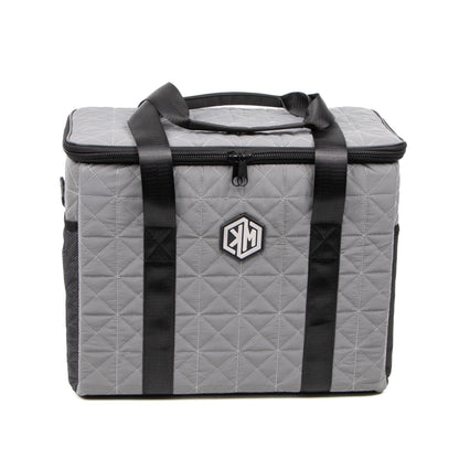 Steel Grey Thermal Bag by KM Signee – insulated hot and cold lunch bag, image 5 of 8