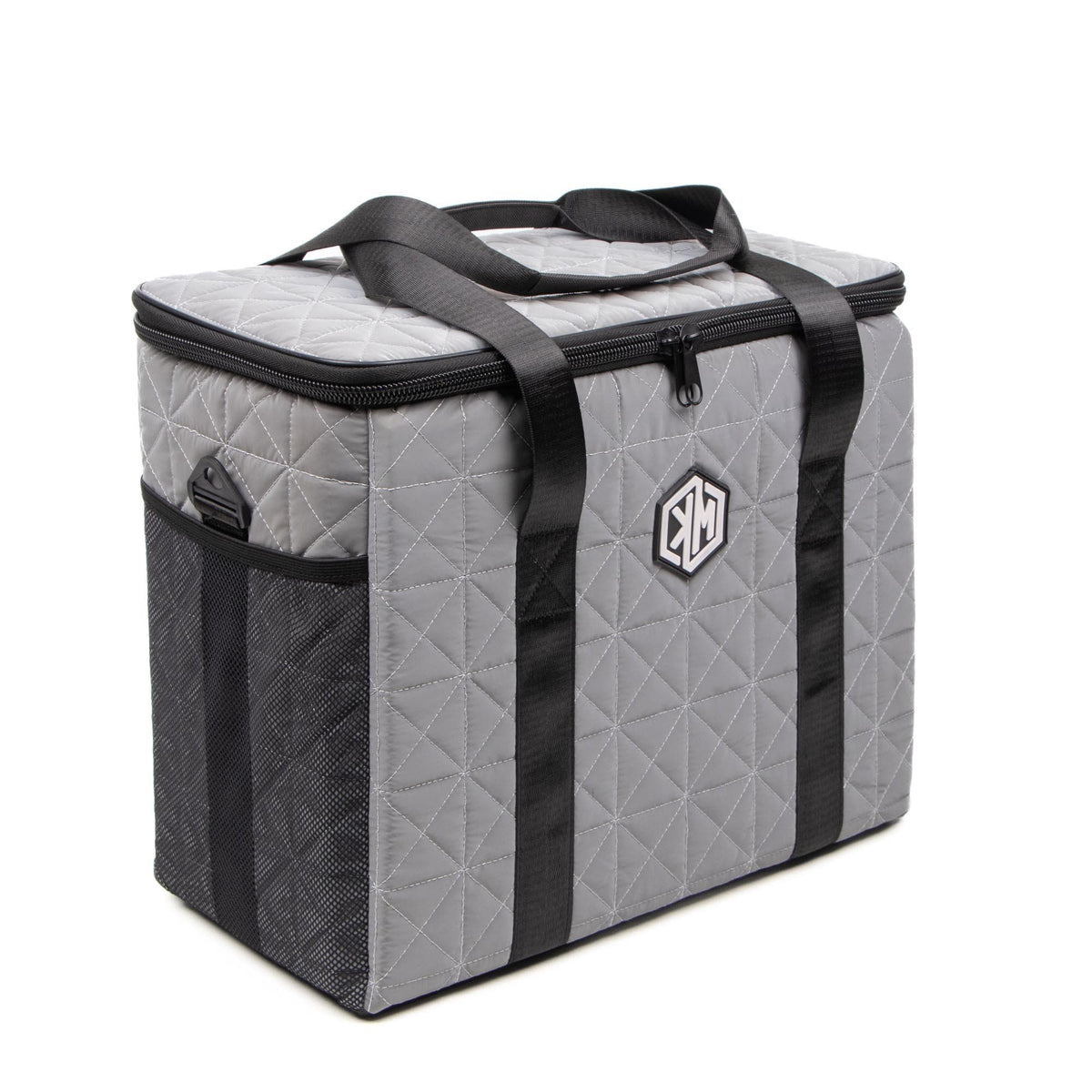 Steel Grey Thermal Bag by KM Signee – insulated hot and cold lunch bag, image 4 of 8