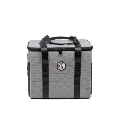 Steel Grey Thermal Bag by KM Signee – insulated hot and cold lunch bag, image 3 of 8