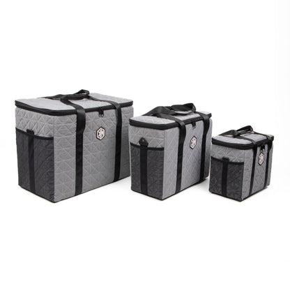 Steel Grey Thermal Bag by KM Signee – insulated hot and cold lunch bag, image 8 of 8