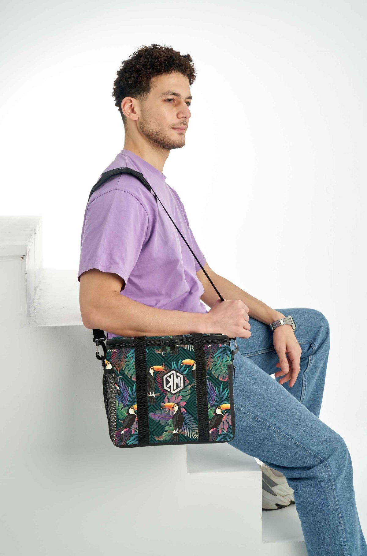 Toucans Thermal Bag by KM Signee – insulated hot and cold lunch bag, image 6 of 11