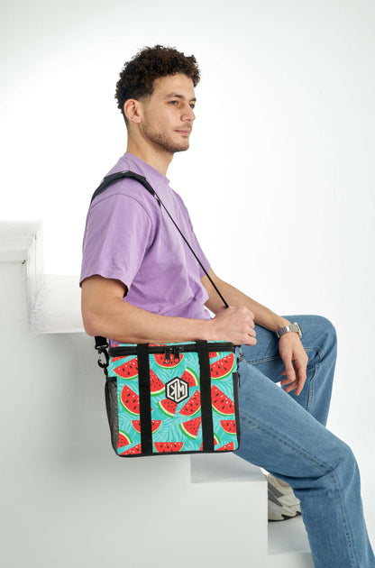 Watermelon Slices Thermal Bag by KM Signee – insulated hot and cold lunch bag, image 14 of 17