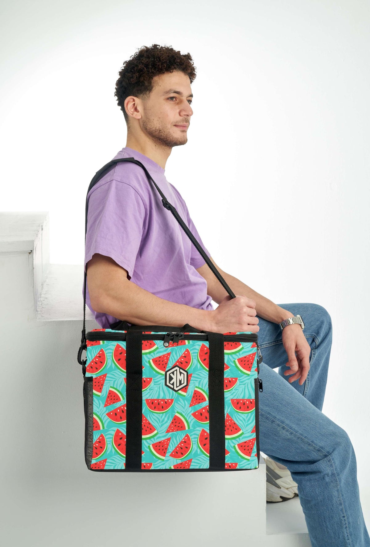 Watermelon Slices Thermal Bag by KM Signee – insulated hot and cold lunch bag, image 13 of 17