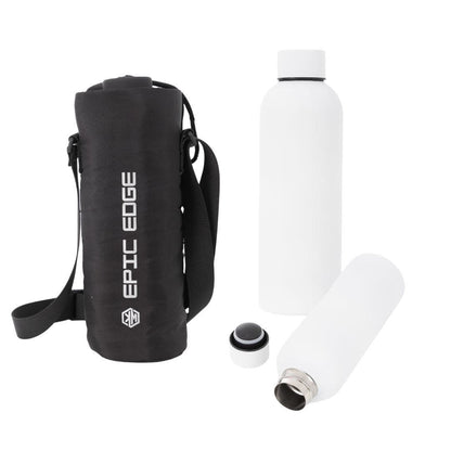 500ml Insulated Stainless Steel Bottle with Cover by KM Signee – leak-proof hot and cold water bottle, image 6 of 8