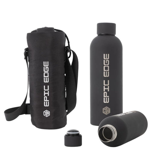 KM Signee Water Bottle 500 mL Stainless Thermal Bottle & Protective Covercase 500 mL Stainless Thermal Bottle & Protective Covercase