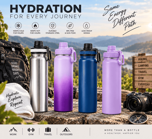 KM Signee Water Bottle 800ml Sport Hydrate Double Wall Insulated Vacuum Flask 304 Stainless Steel inner 800ml Sport Hydrate Double Wall Insulated Vacuum Flask 304 Stainless Steel inner