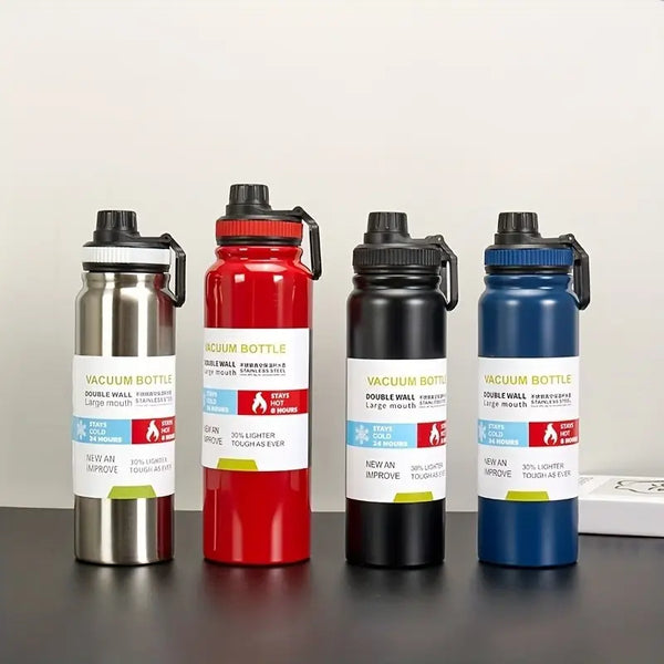 KM Signee Water Bottle 800ml Sport Hydrate Double Wall Insulated Vacuum Flask 304 Stainless Steel inner