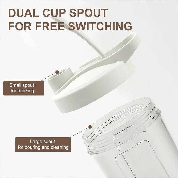 KM Signee Water Bottle Electric Protein Shaker Bottle – Rechargeable & High-Speed Blending