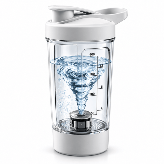 KM MixPro Self-Stirring Protein Shaker by KM Signee – USB rechargeable shaker bottle, image 1 of 10